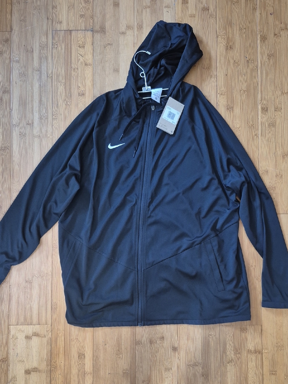 Nike Women's Black Full-Zip Performance Hoodie Jacket